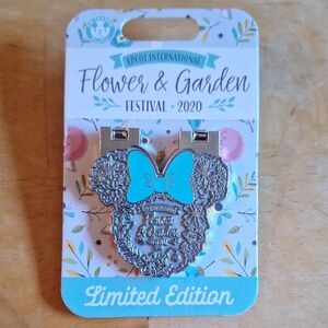 Disney Minnie Mouse Flowers & Garden 2020 Folding Pin NWT PB2BFG 400918214085